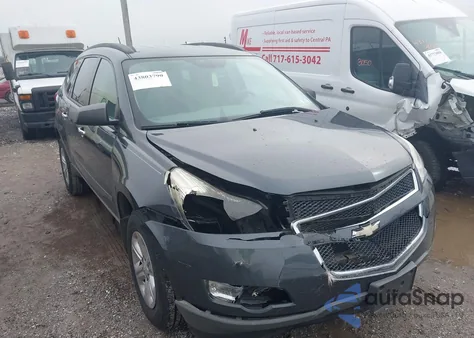 2012 Chevrolet Traverse Ls из США, поврежденный, VIN 1GNKRFED2CJ380137